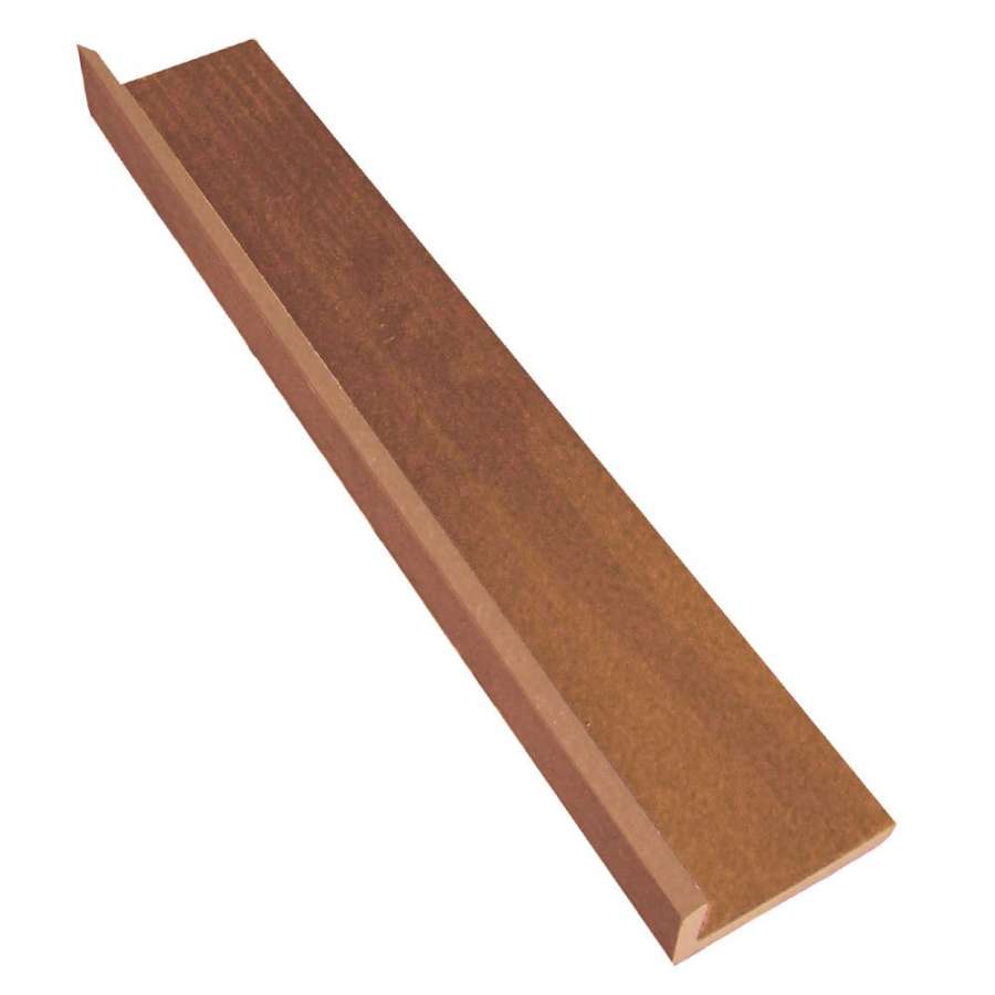 Ukončovací lišta rohová Biwood WPC 4000 x 57/26 x 6 mm - teak