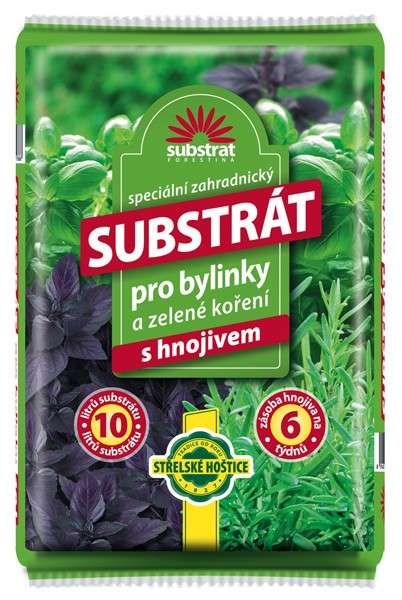 Substrát - Bylinky a zelené koření 10 l, Forestina