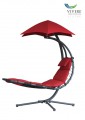HANSCRAFT Závěsné houpací lehátko Vivere Original Dream Chair, Cherry Red