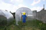 LANITPLAST Obloukový skleník DNĚPR 2,10x7 m PC 4 mm
