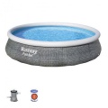 Bestway Bazén Fast Set Rattan 3,96 x 0,84 m - 57376