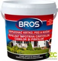 Bros - práškový odpuzovač krtků, psů a koček 350 ml 