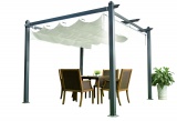 LANITPLAST hliníková pergola SOLO 33, š 3,92 m x d 2,92 m