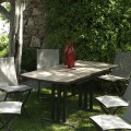 Les Jardins Twig židle hliníková přírodní