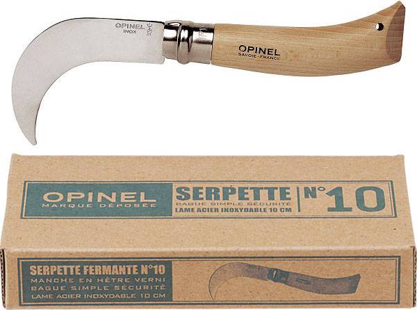 Zahradnický nůž OPINEL s 10 cm čepelí z nerezové oceli